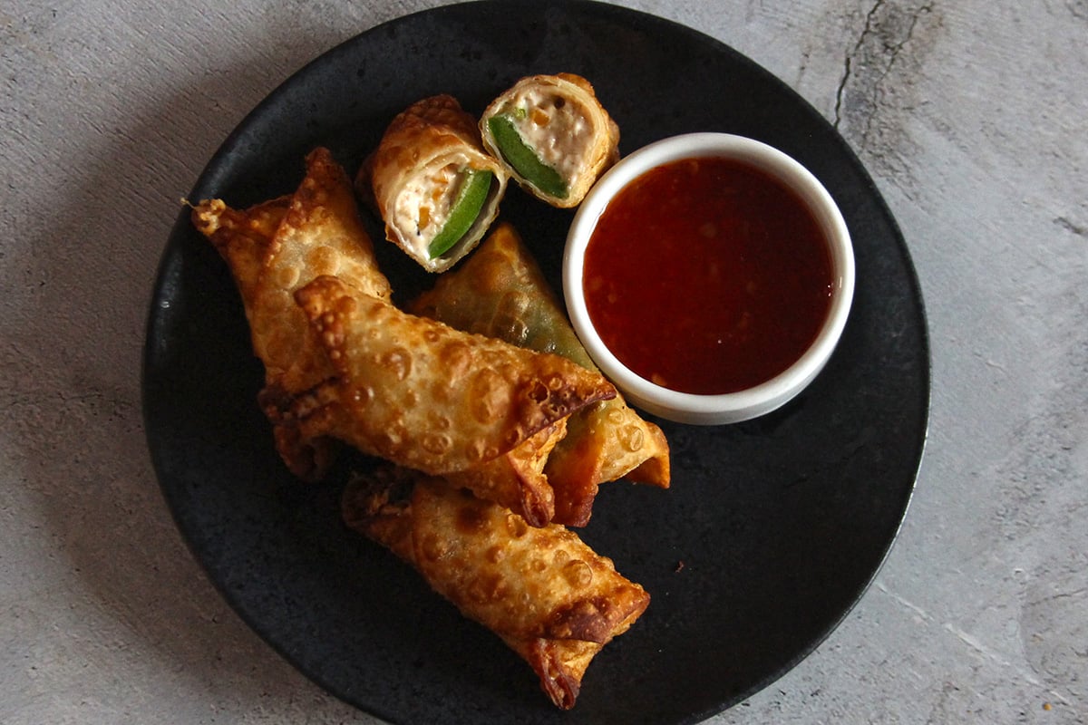 Jalapeno Popper Crab Rangoon