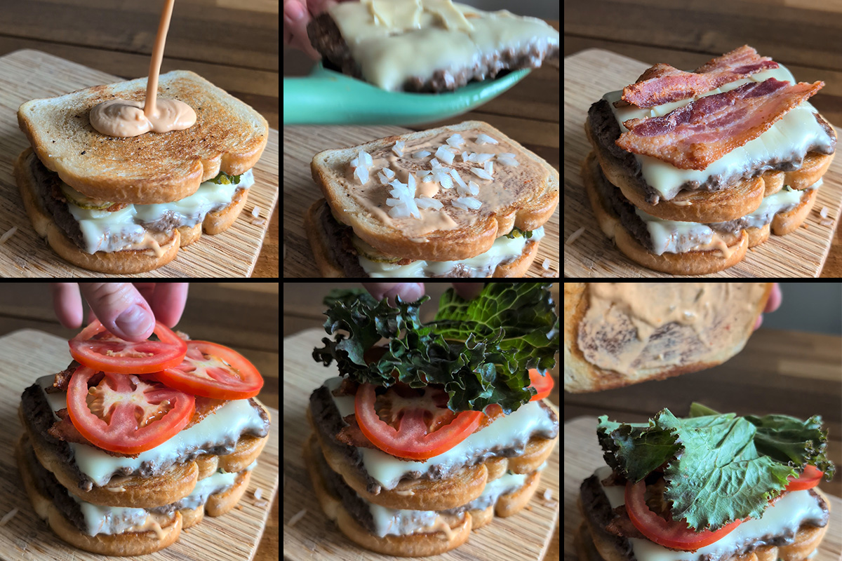 continue to build the big mac club sandwich