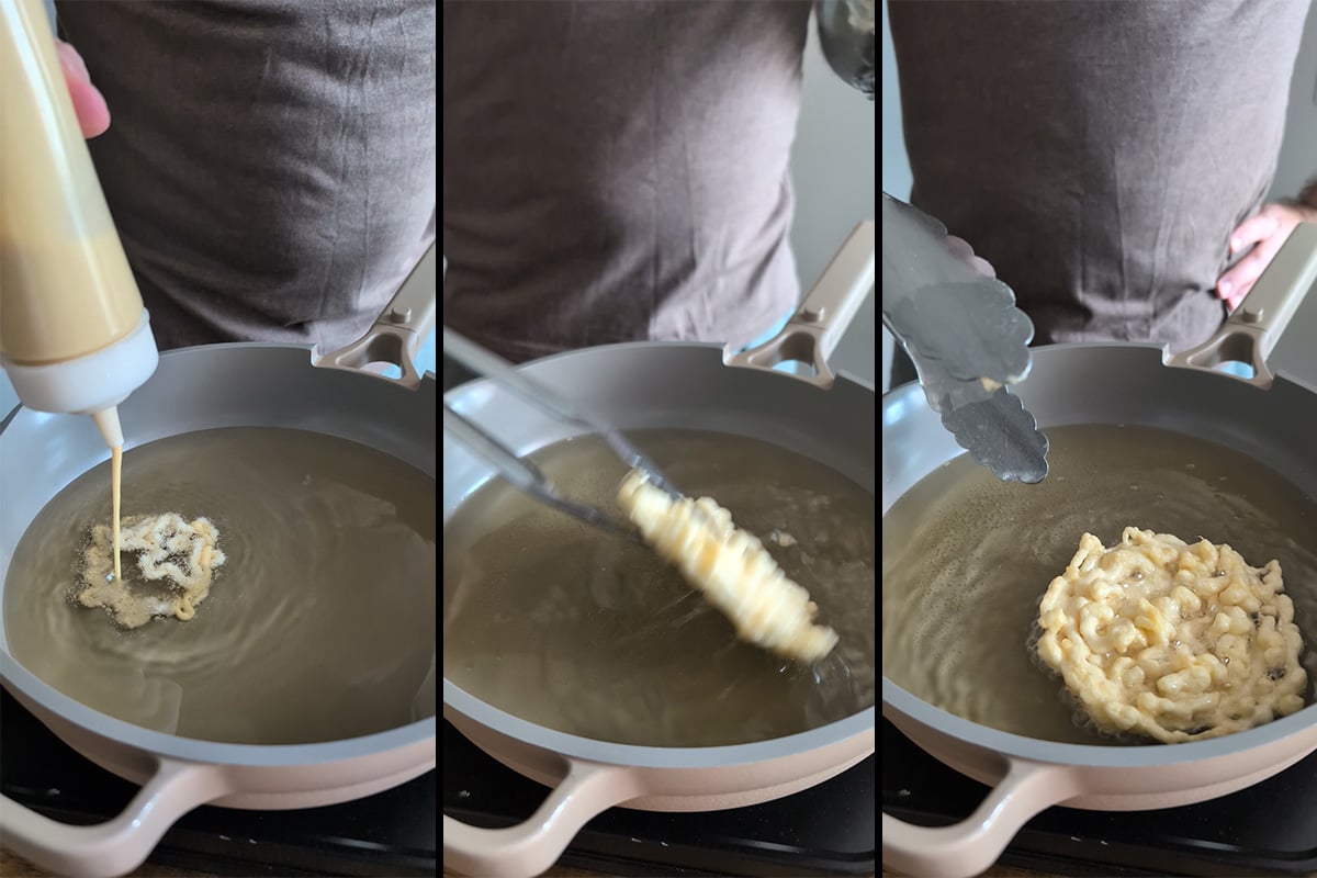 fry the funnel cake burger buns