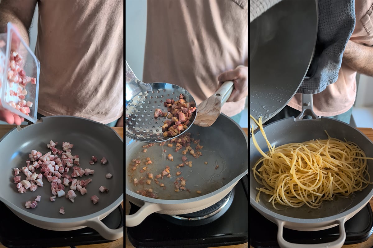 pancetta and pasta
