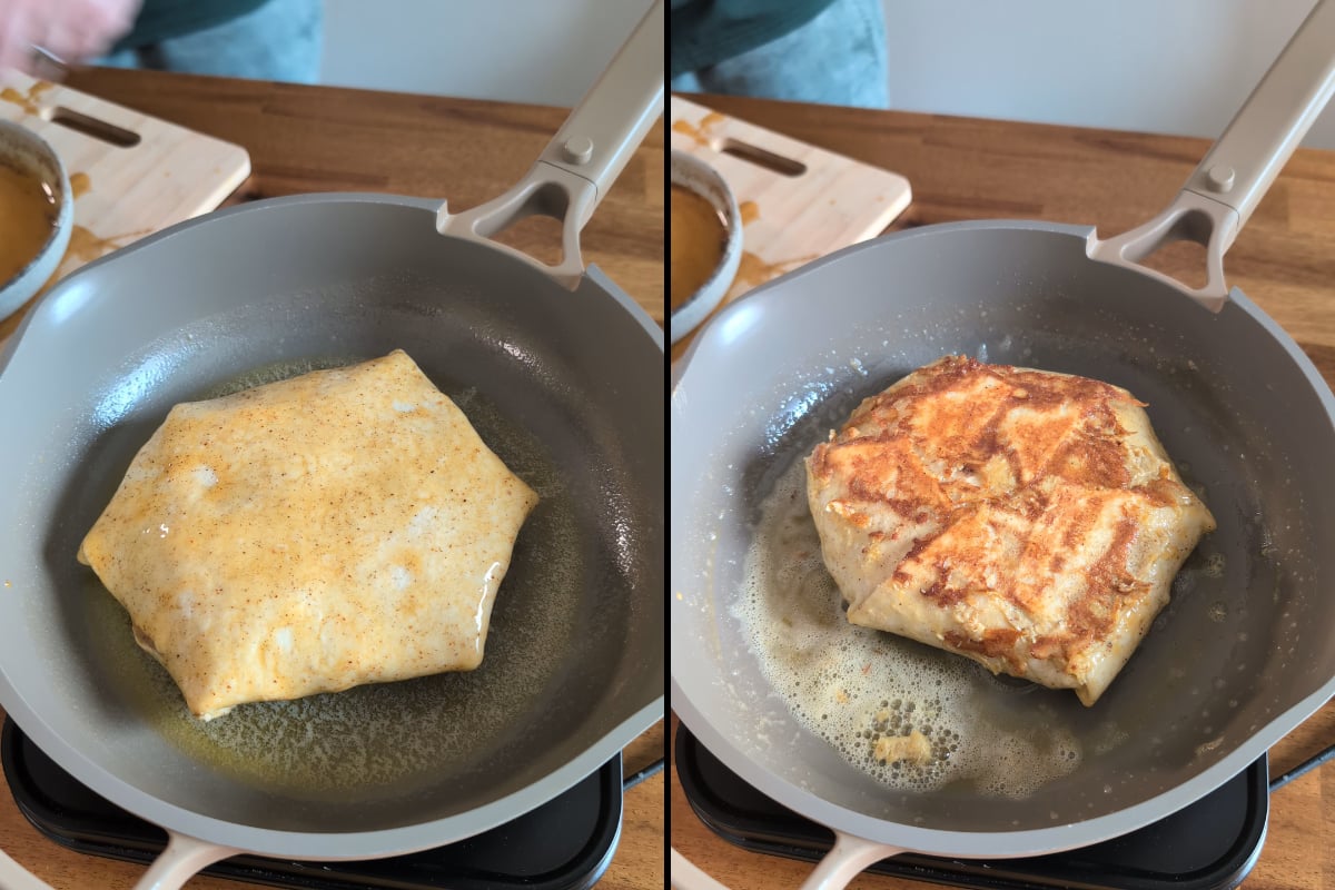 French toast crunch wrap