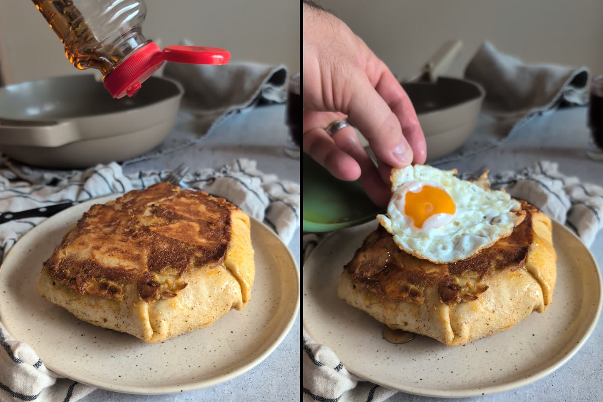 French toast crunch wrap