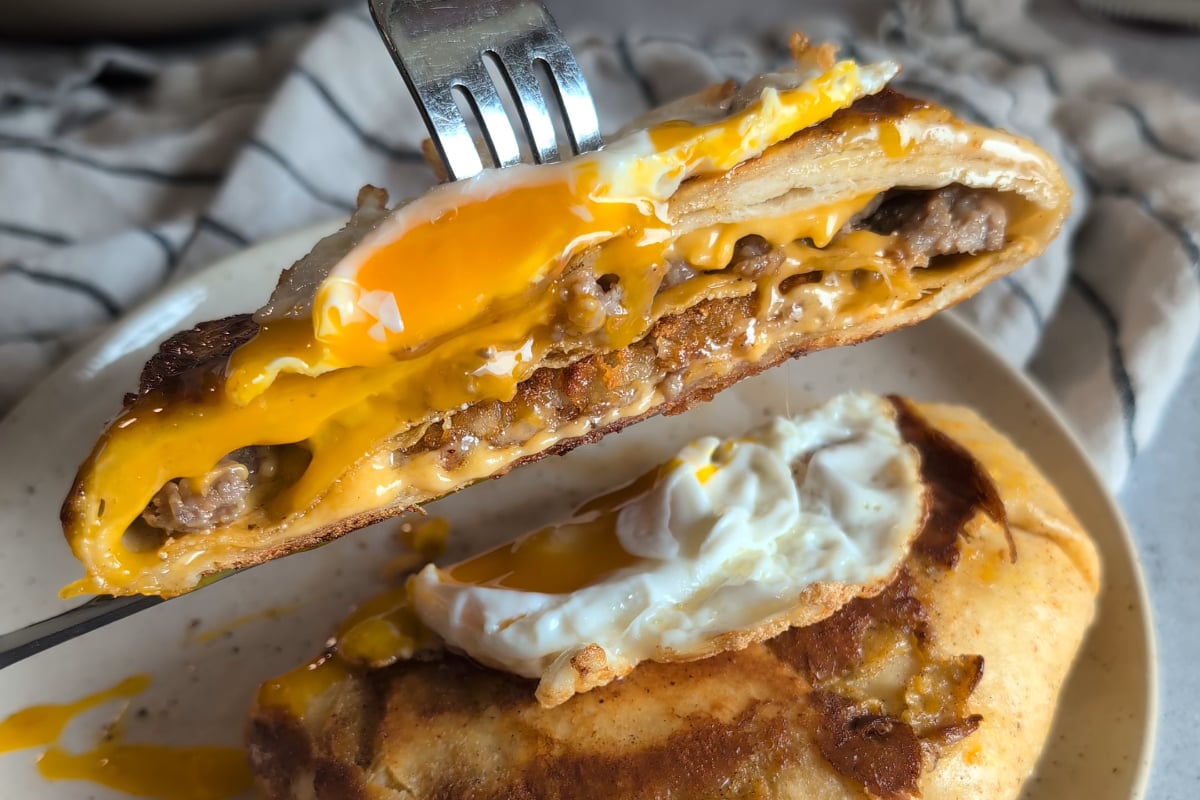 French toast crunch wrap