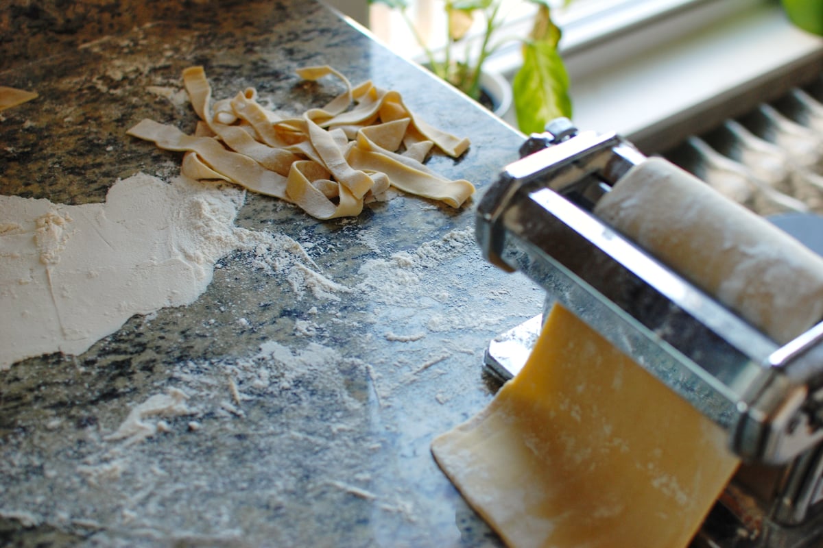 roll out the pasta