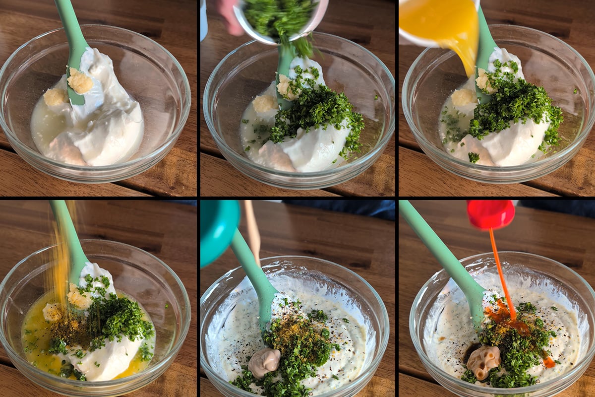 sour cream dipping sauce