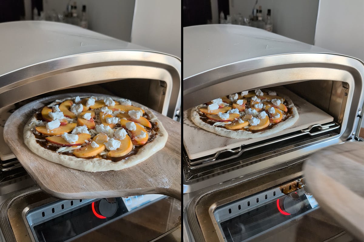 cook the pizza
