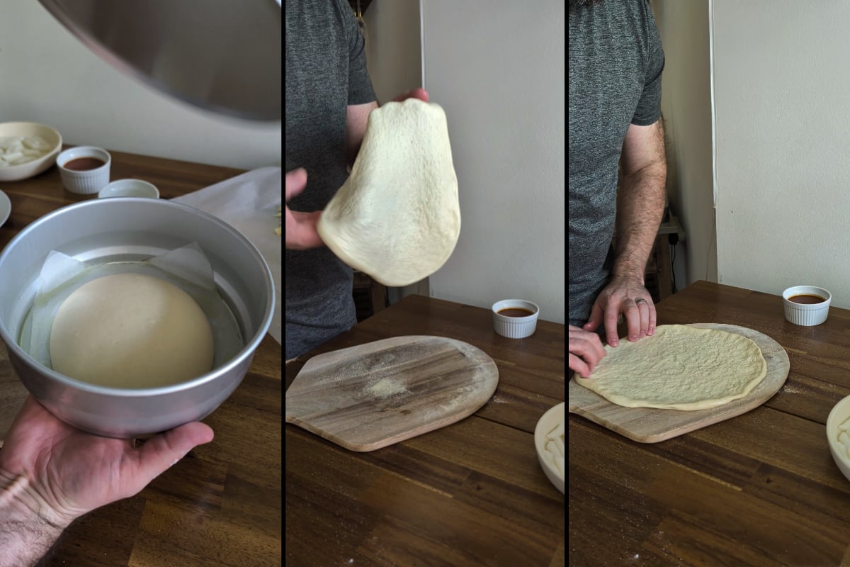 spread the dough
