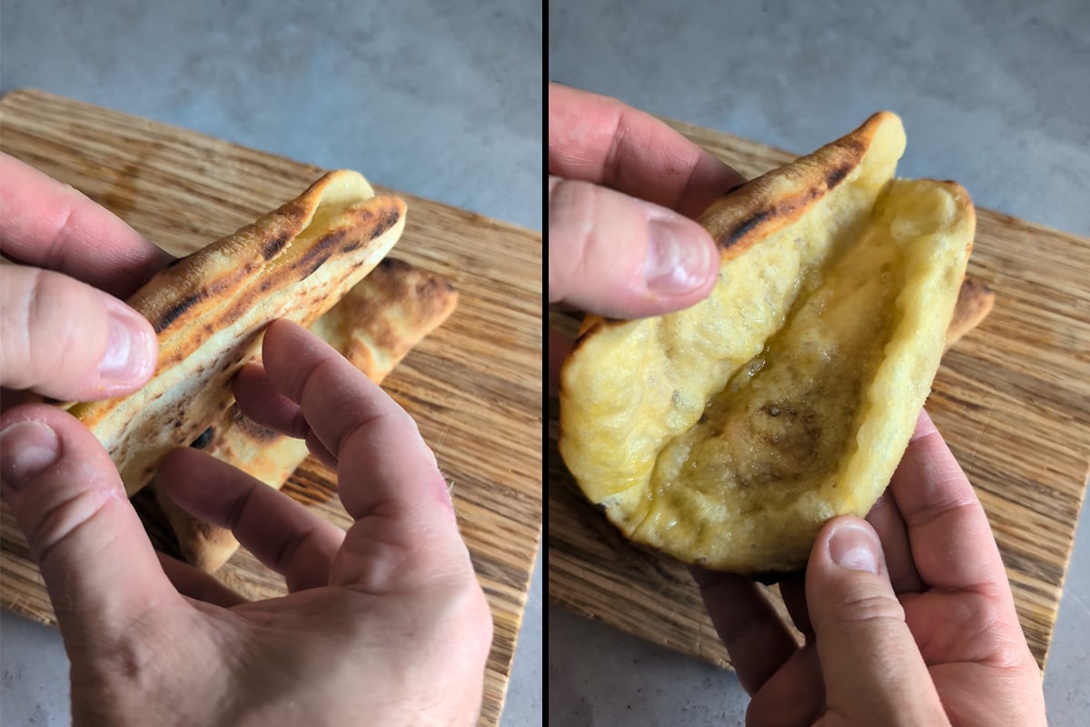 pizza sandwich bread