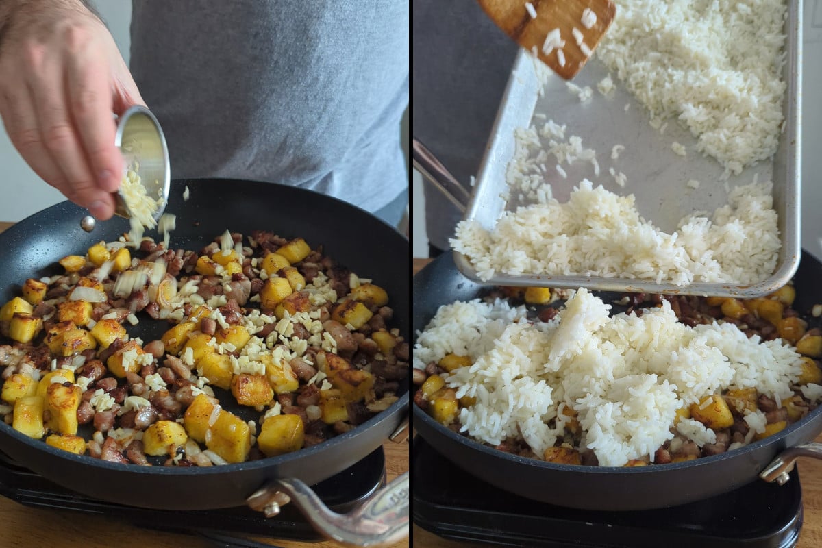 garlic and rice next