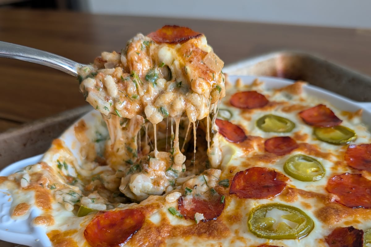 Ranch Pepperoni Pizza Risotto