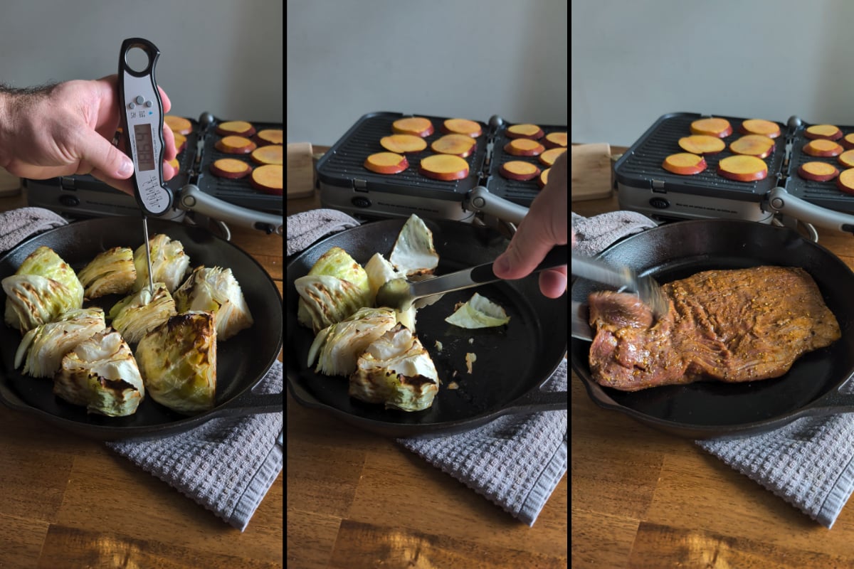 cook the steak next