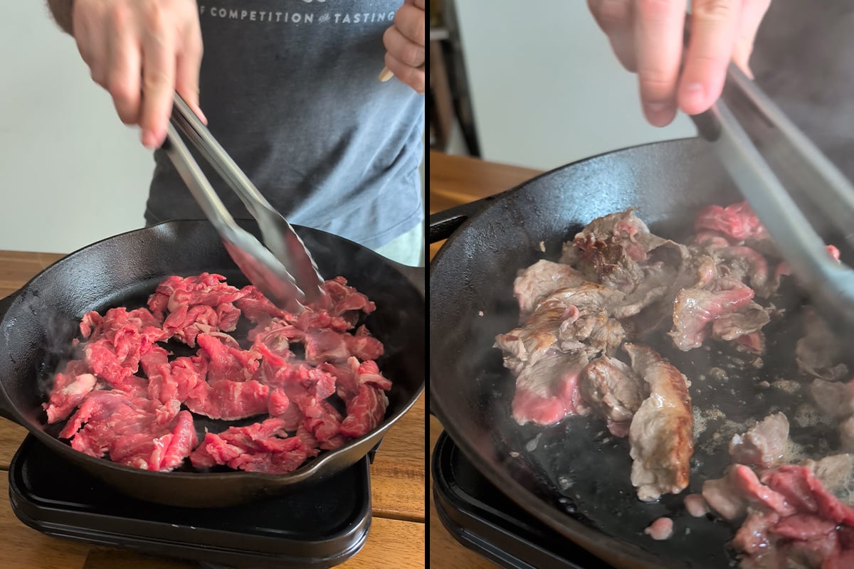 shaved ribeye