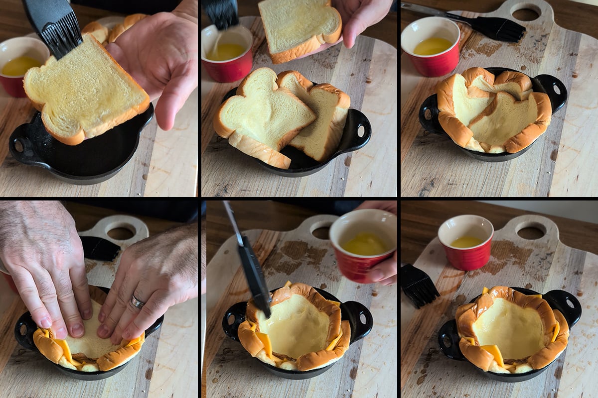 make the grilled cheese bowl
