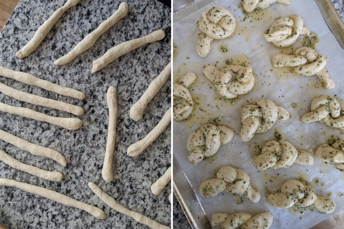 making the knots