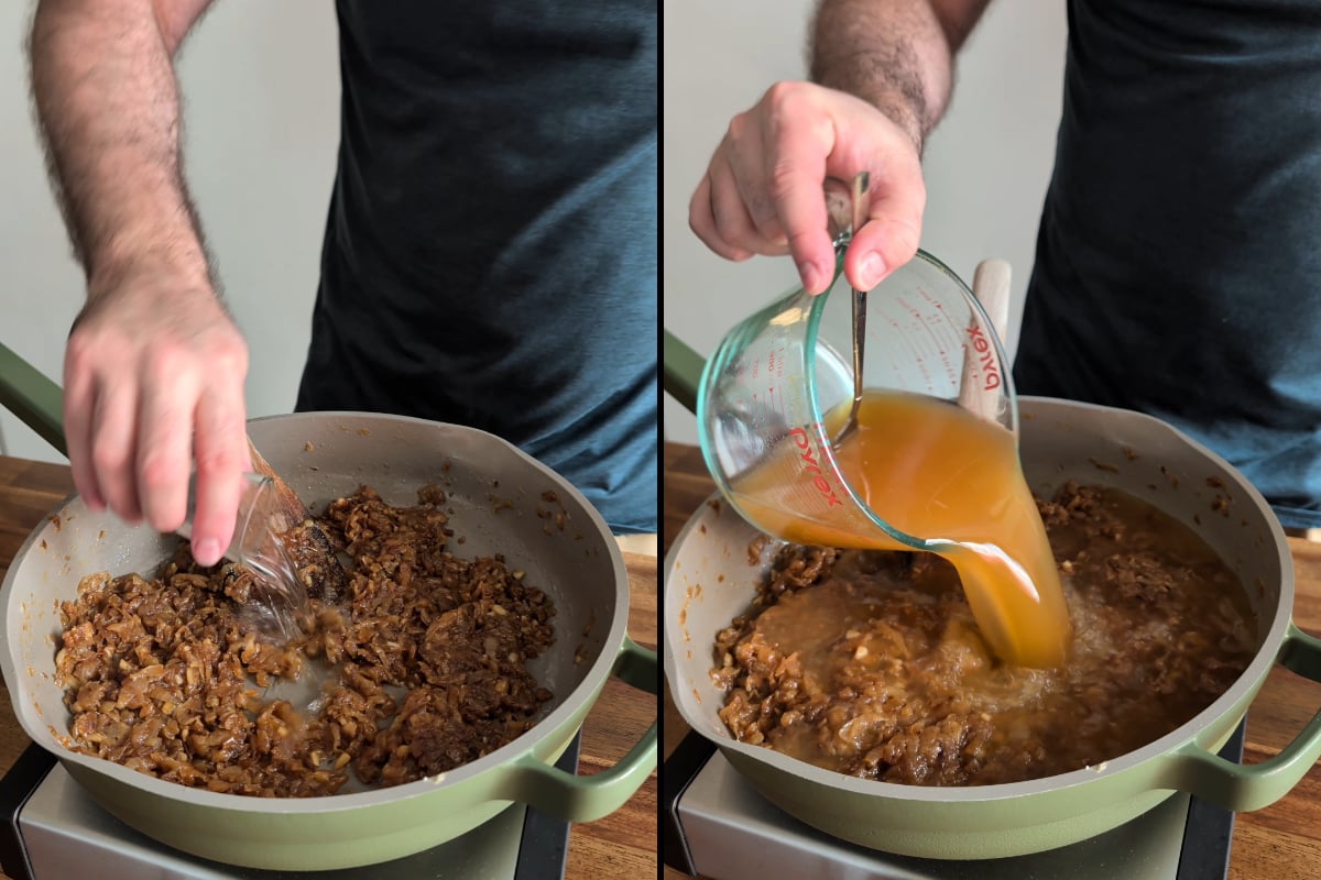 broth makes it French onion soup