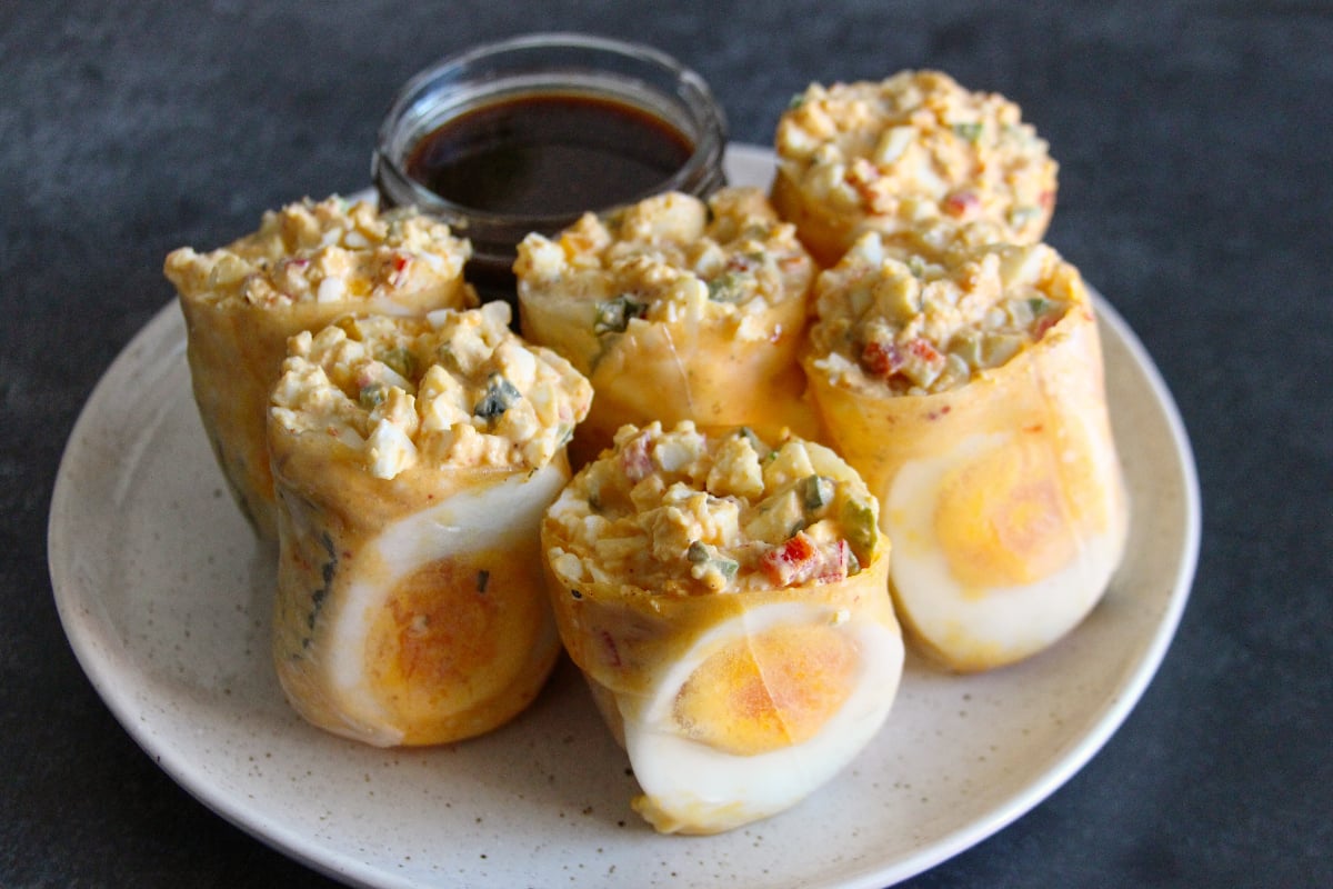 egg salad fresh rolls