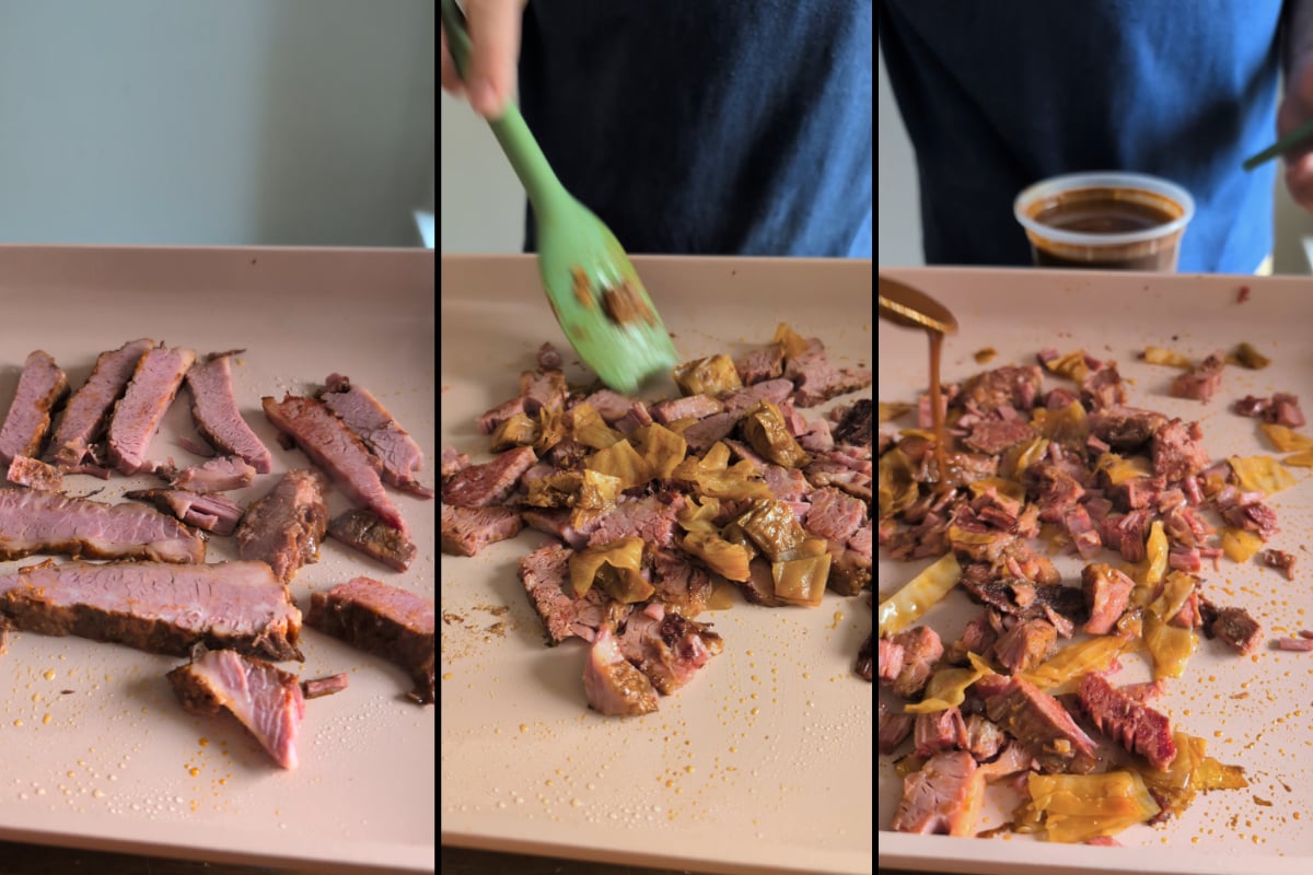 corned beef and cabbage taco filling