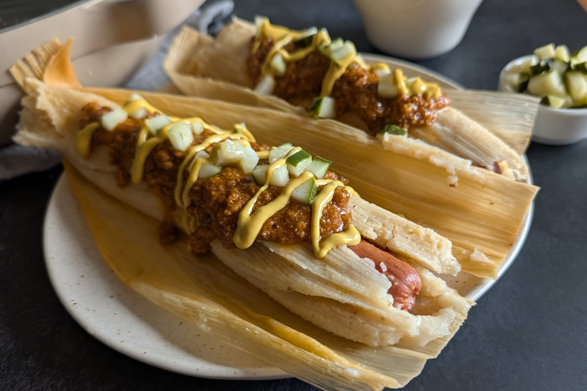 hot dog tamale