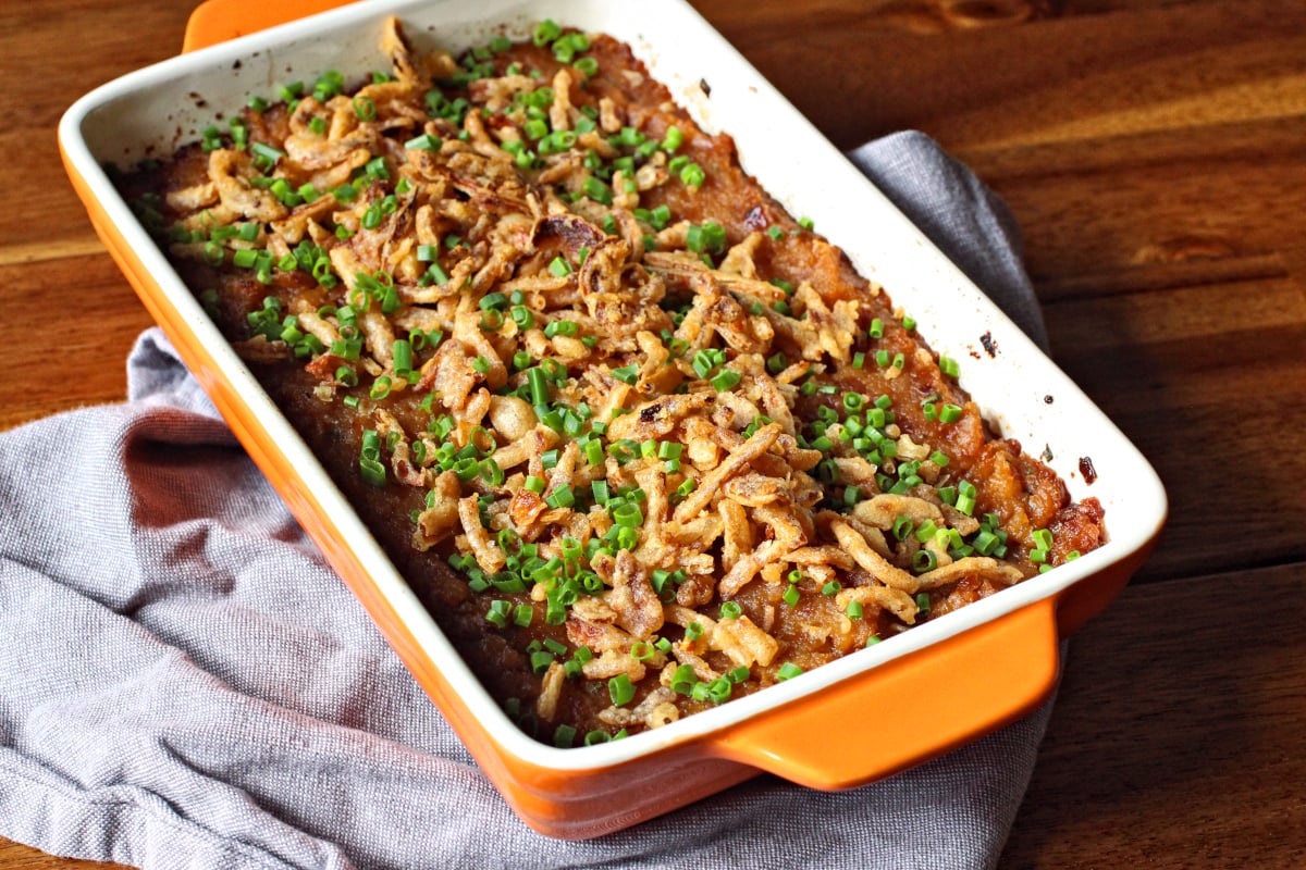 triple onion mashed potatoes
