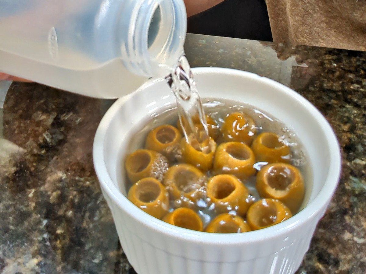 or alternatively you can just pour the jello over the olives