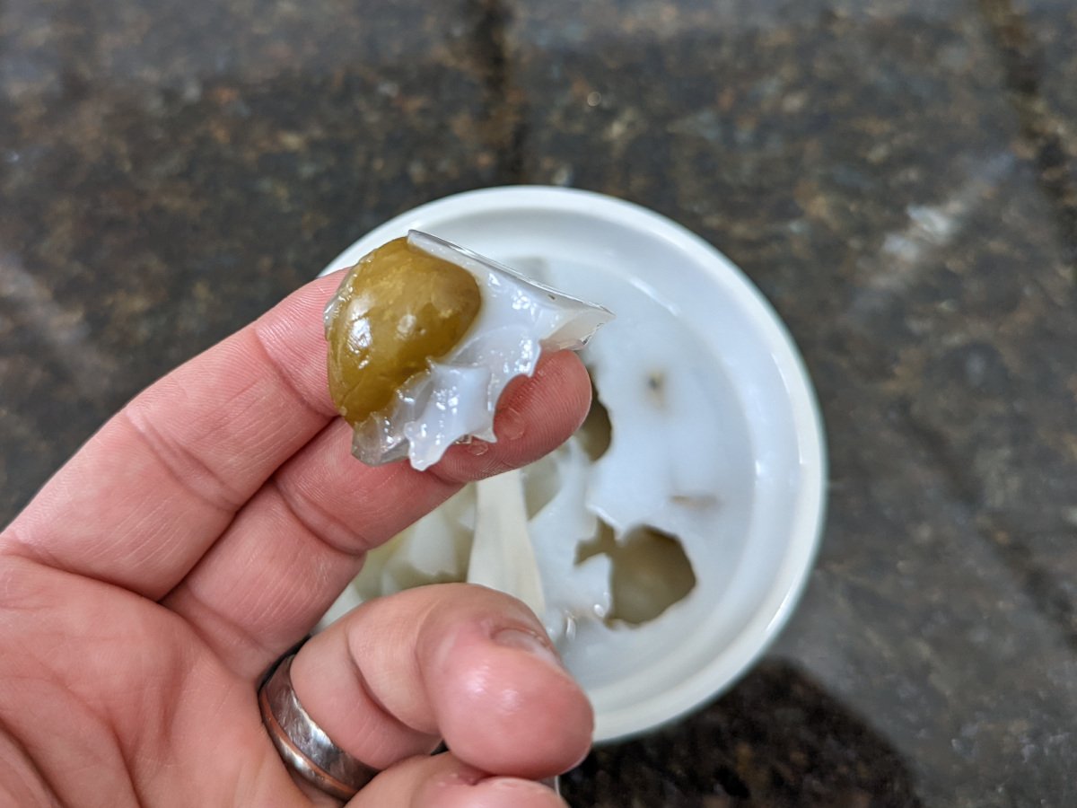 take off the excess jello