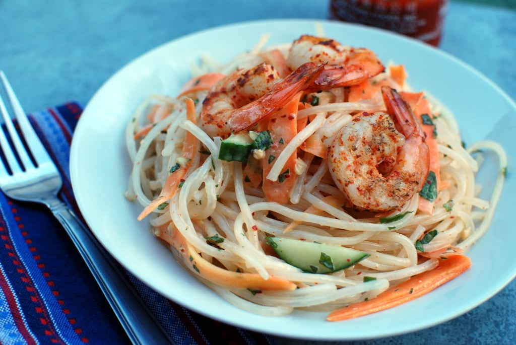 Coconut Vermicelli Salad with Shrimp