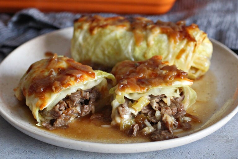 Cheesesteak Cabbage Rolls