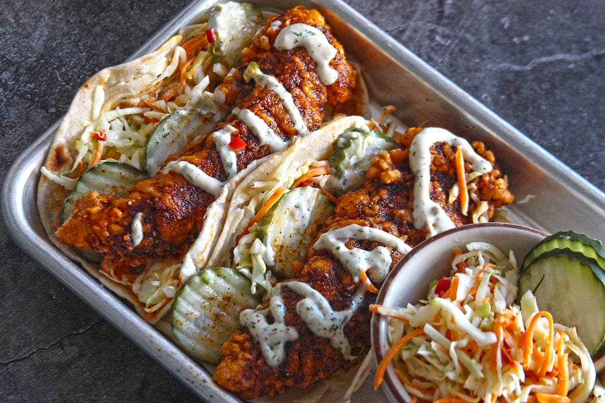 Nashville Hot Chicken Tacos