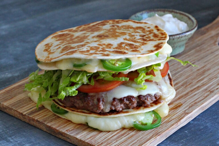 Quesadilla Bun Burger