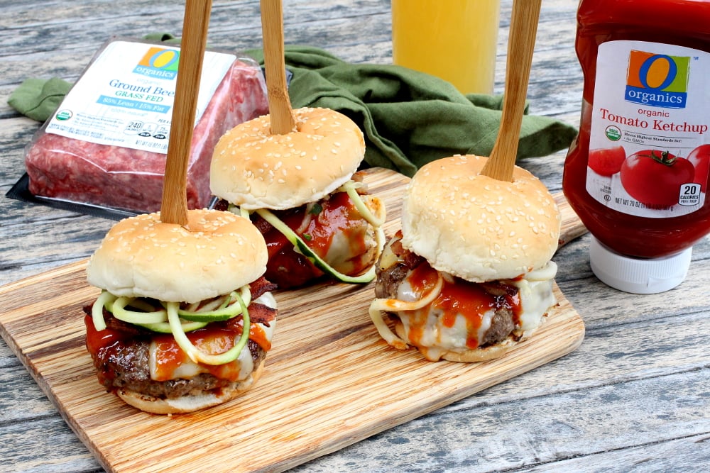 Korean Corn Cheese Stuffed Burger