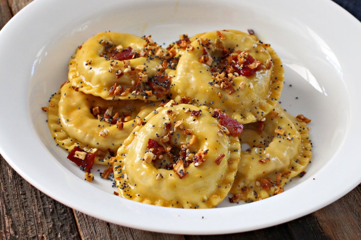Everything Bagel Ravioli