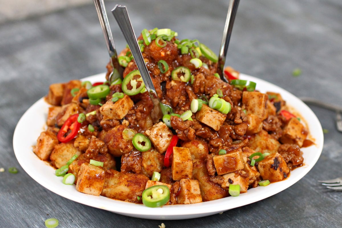 Mapo Tofu Tots