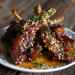 spicy honey glazed lamb ribs