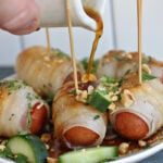 Pigs in a rice noodle blanket