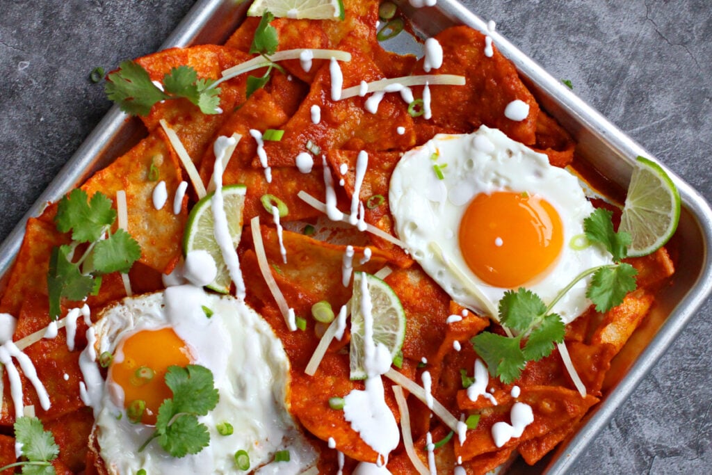 Red Curry Chilaquiles