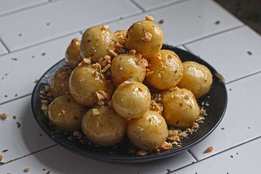 Marjoram Honey Donuts
