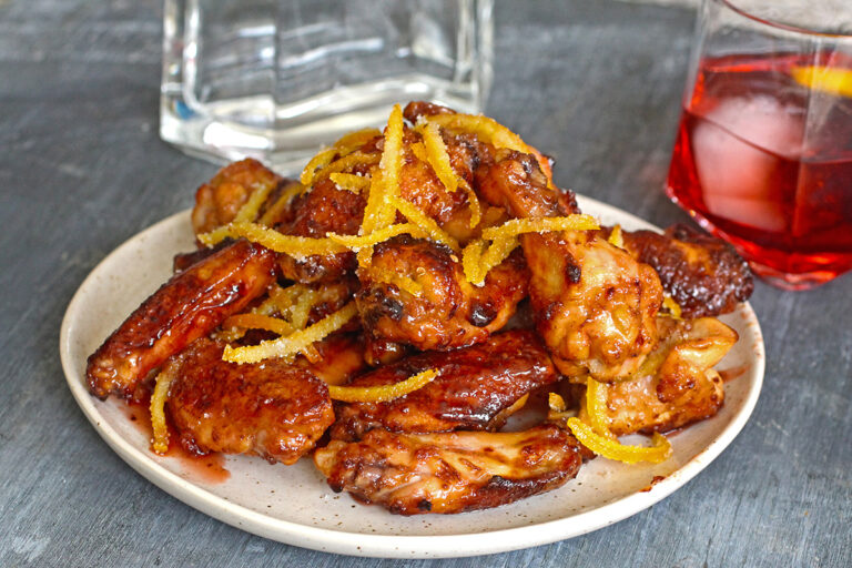 Negroni Glazed Wings