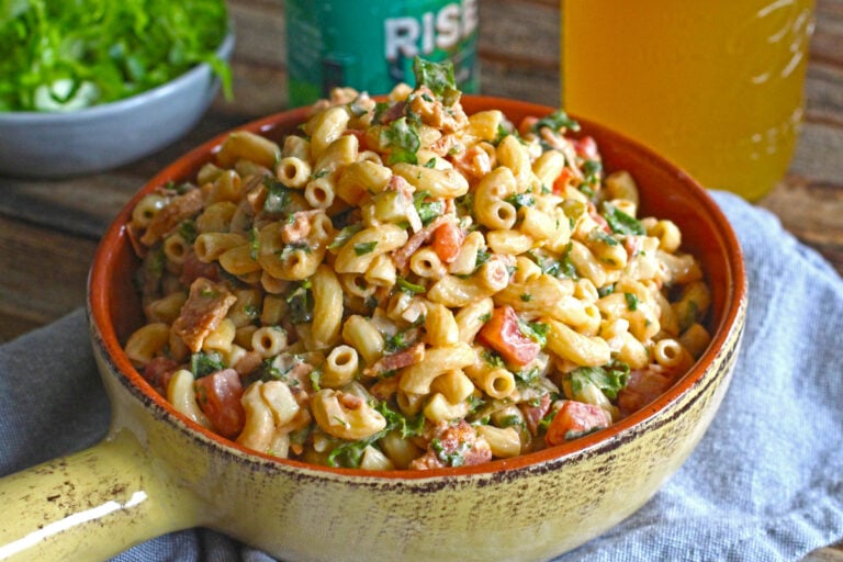 Pickle Bacon Pasta Salad