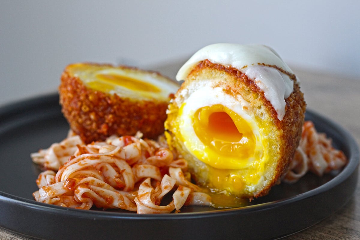 Chicken Parm Scotch Egg