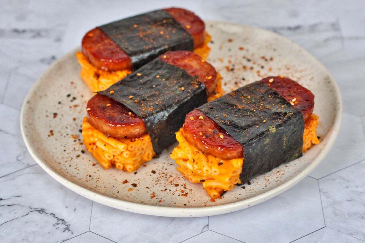 Spam "Macsubi" - Mac and Cheese Musubi