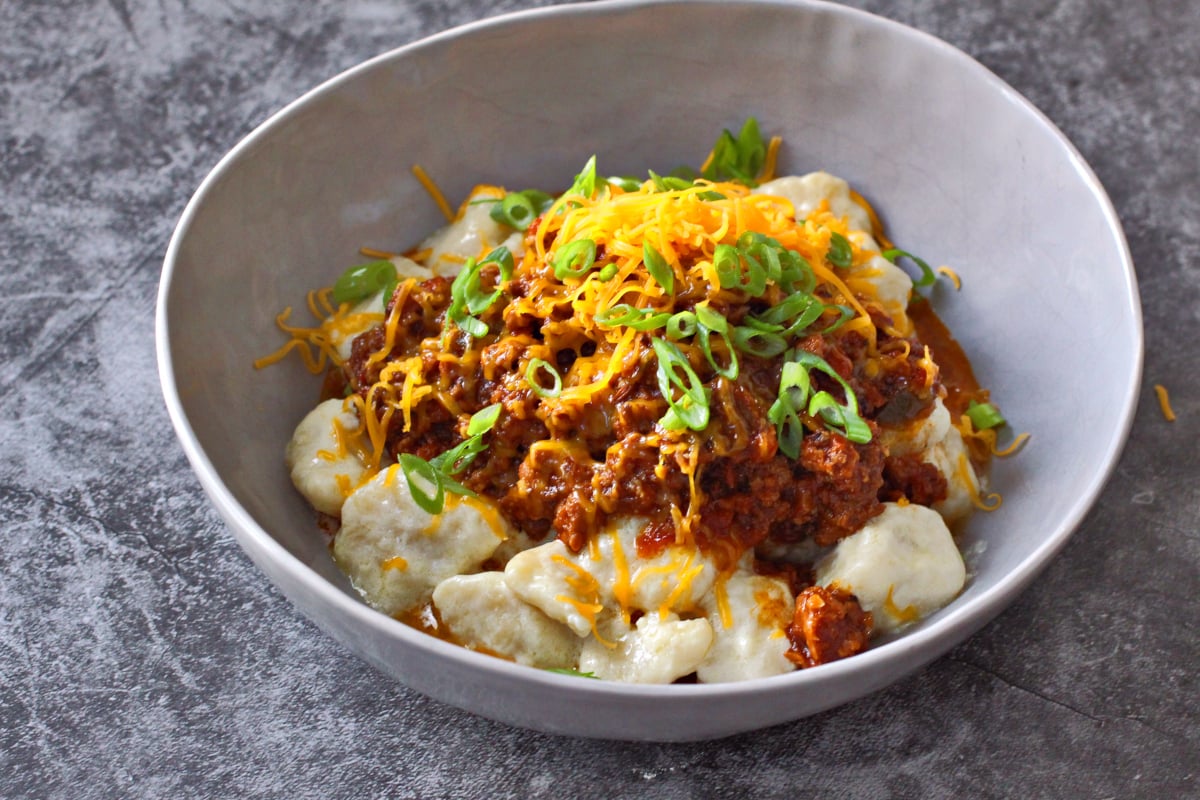 Gnocchi Chili Bowl