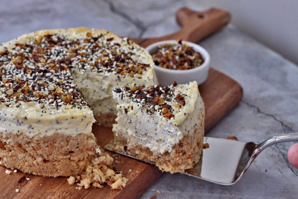 Everything Bagel Cheesecake