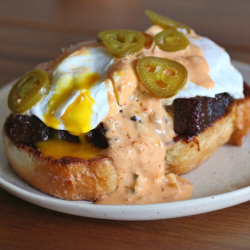 Pork Belly Burnt End Benedict