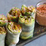 Corn, Jalapeno, and Shrimp Fresh Rolls