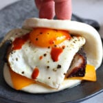 Pork Belly Egg and Cheese Bao Buns