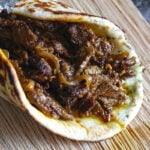 Vindaloo Cheesesteak on Naan