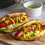 Hot Dog Pizza Sandwich