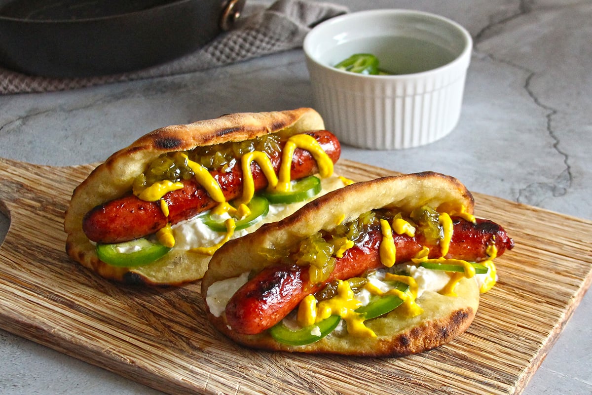 Hot Dog Pizza Sandwich