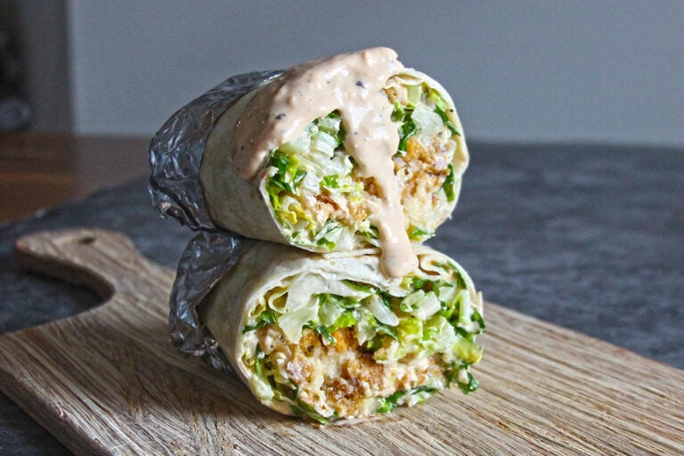 Lemon Pepper Chicken Caesar Wrap