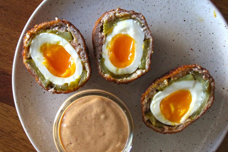 Dill Pickle Scotch Eggs